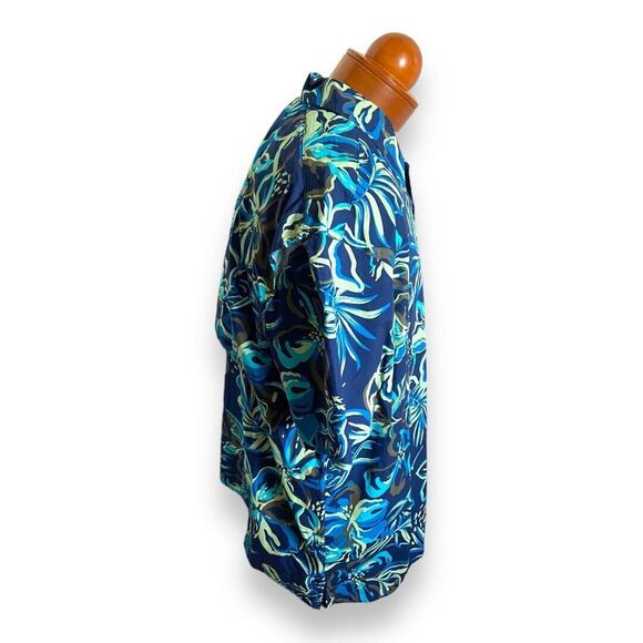 Columbia Mens Shirt Sz XL Trollers Best Carbon Wildwaters Vented Blue Floral NEW - Picture 6 of 10